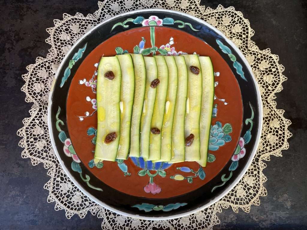 zucchini carpaccio salad recipe by Letizia Mattiacci