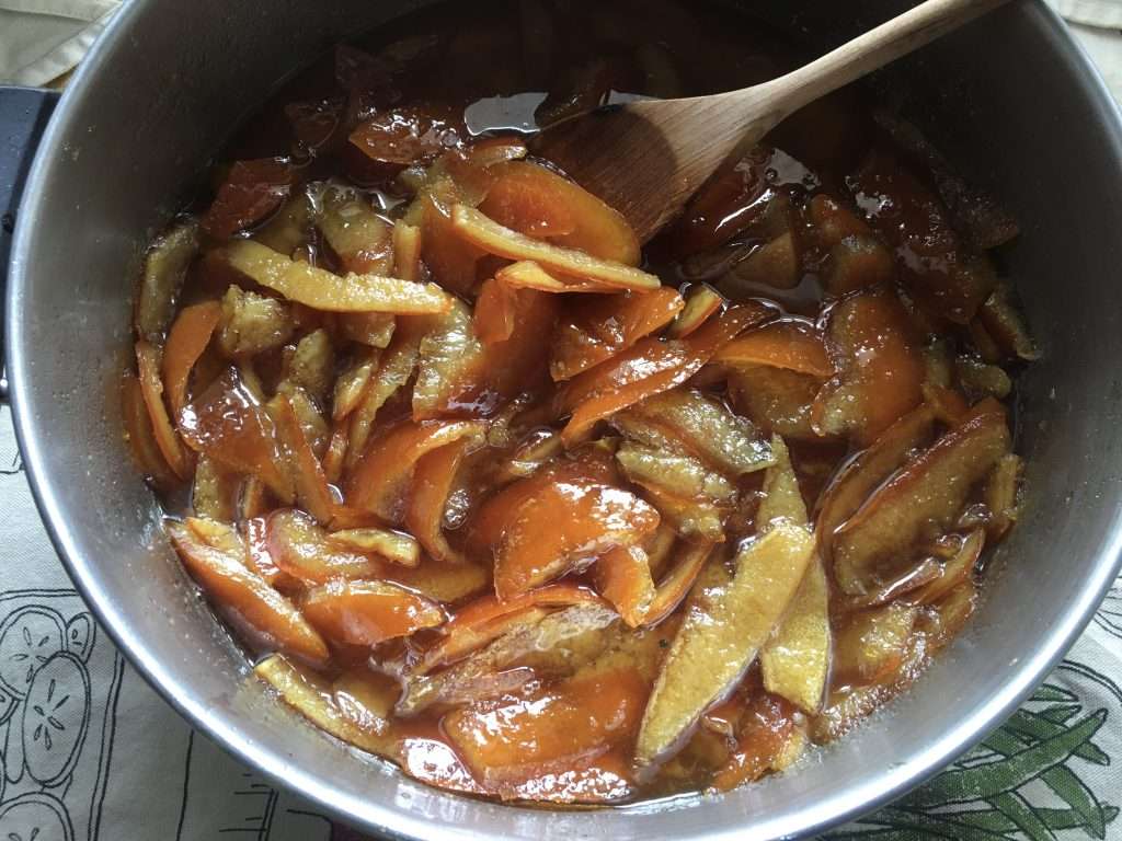 how to make candied orange peels