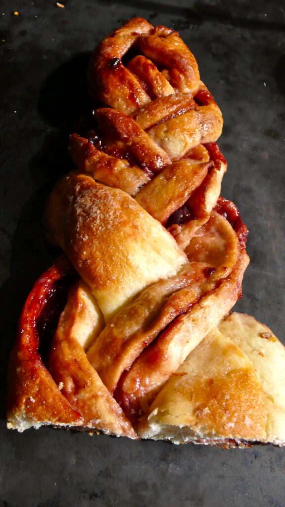 sour cherry sweet bread brioche bread filled with sour cherry jam recipe