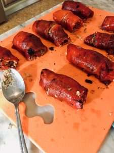 how to make Italian stuffed bell peppers involtini